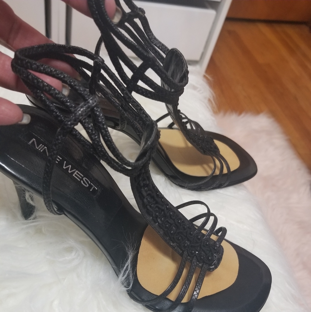 Strappy heels